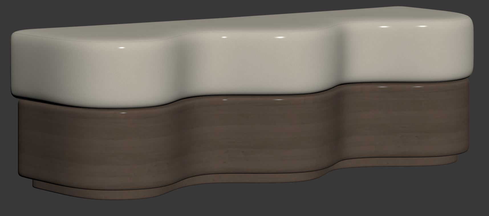 Triana Bench By En Gold 3D model_19