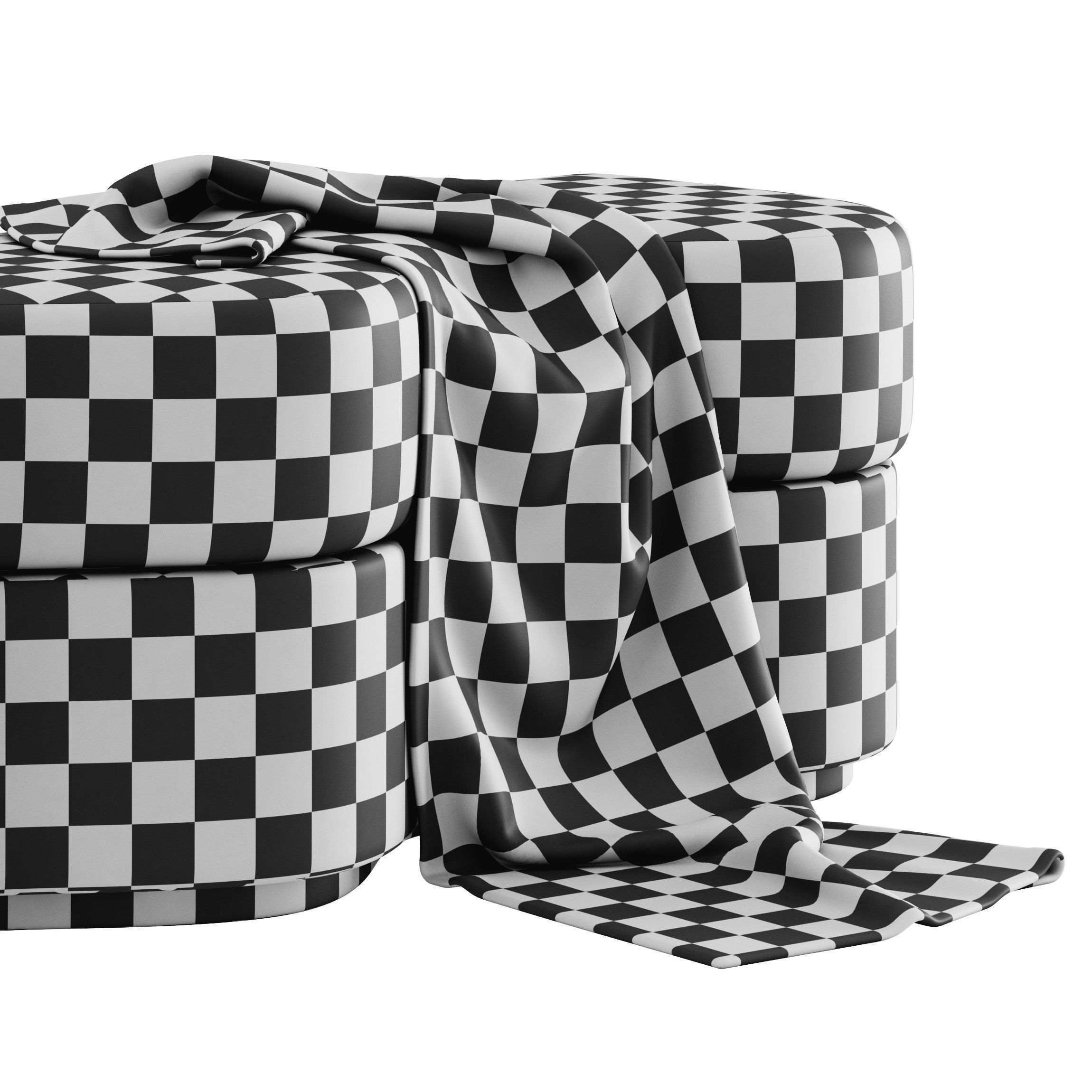 Triana Bench By En Gold 3D model_16