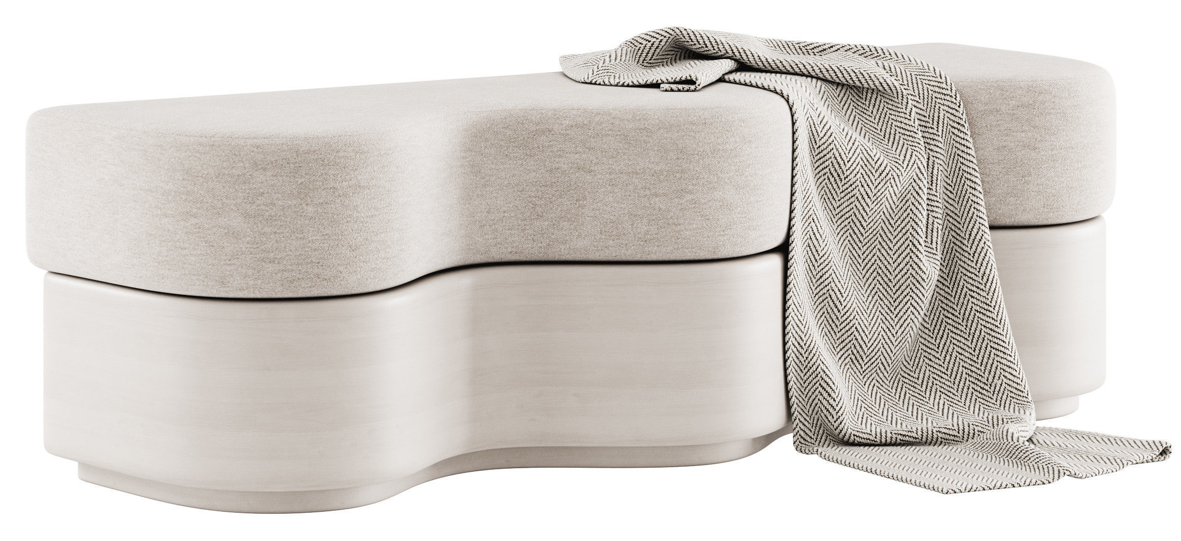 Triana Bench By En Gold 3D model_10