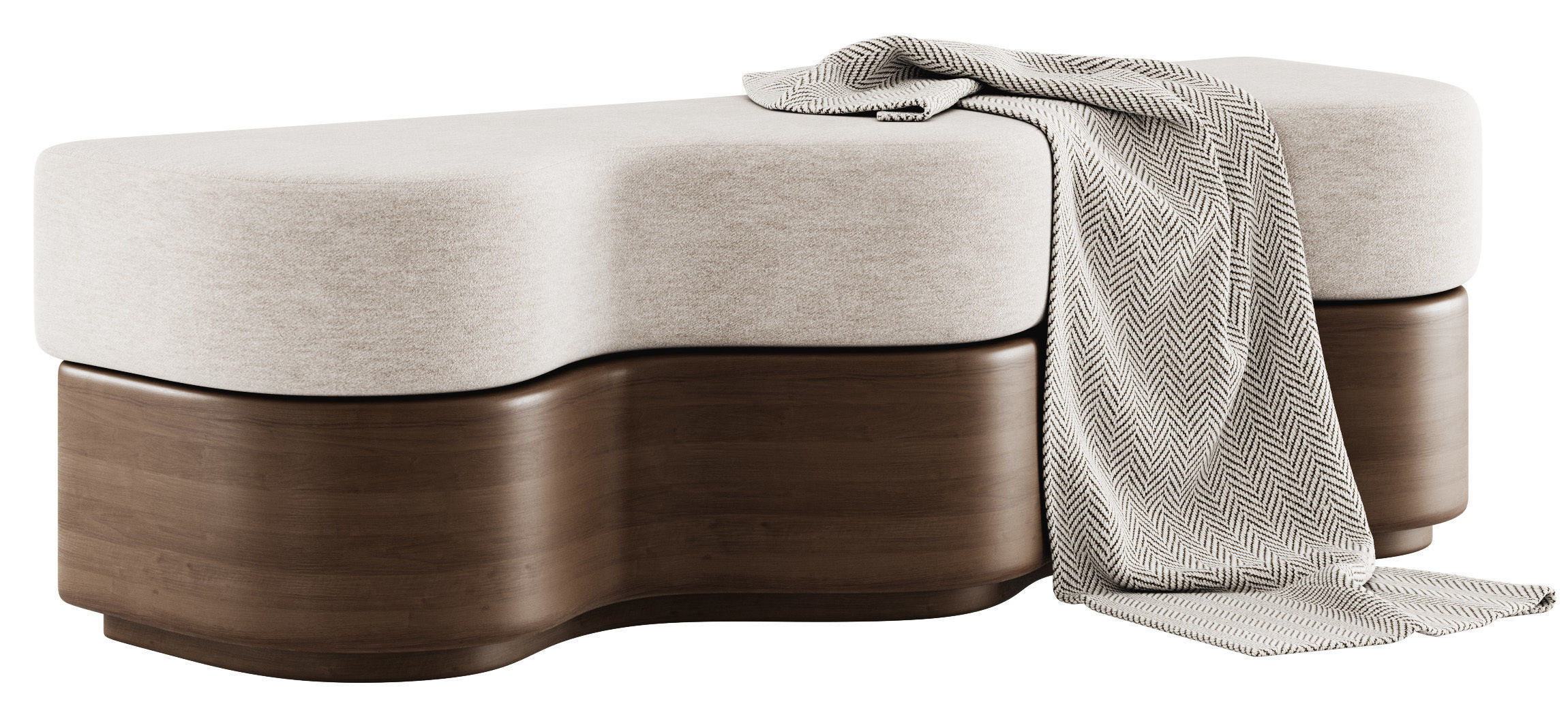 Triana Bench By En Gold 3D model_9