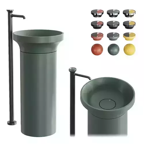 Gessi Origini Freestanding Washbasin Set 1