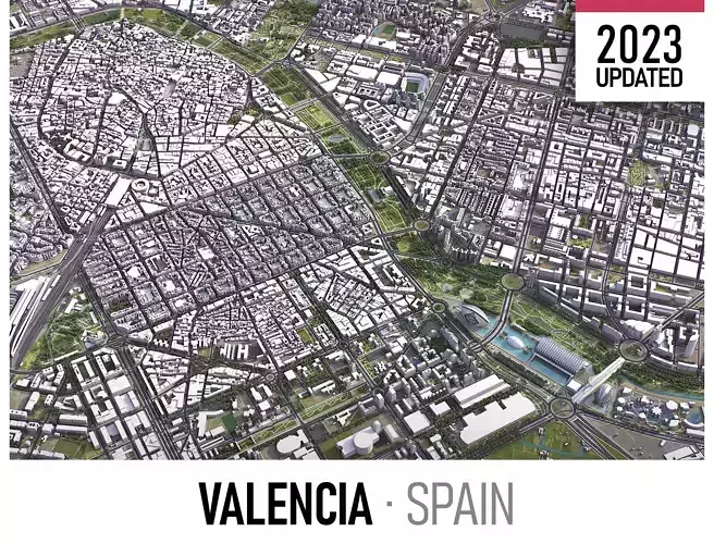 Valencia - 3D City