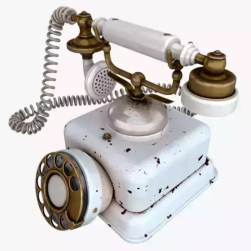 Rusty Old Rotary Phone