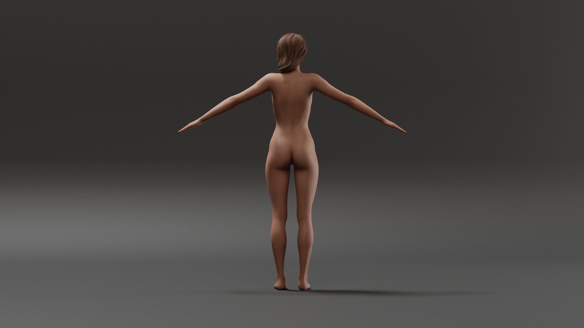 Realistic Female - Lynette 3D model_3