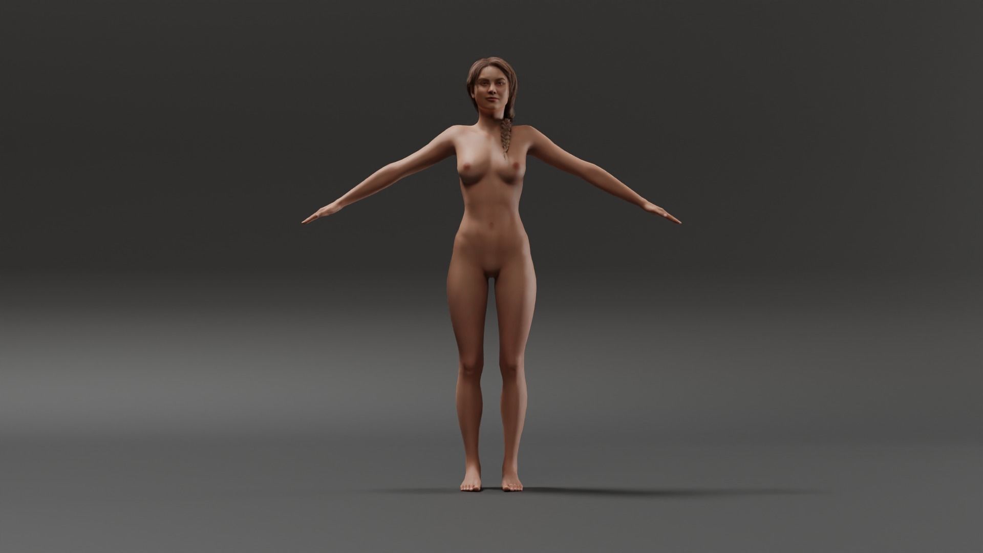 Realistic Female - Lynette 3D model_1
