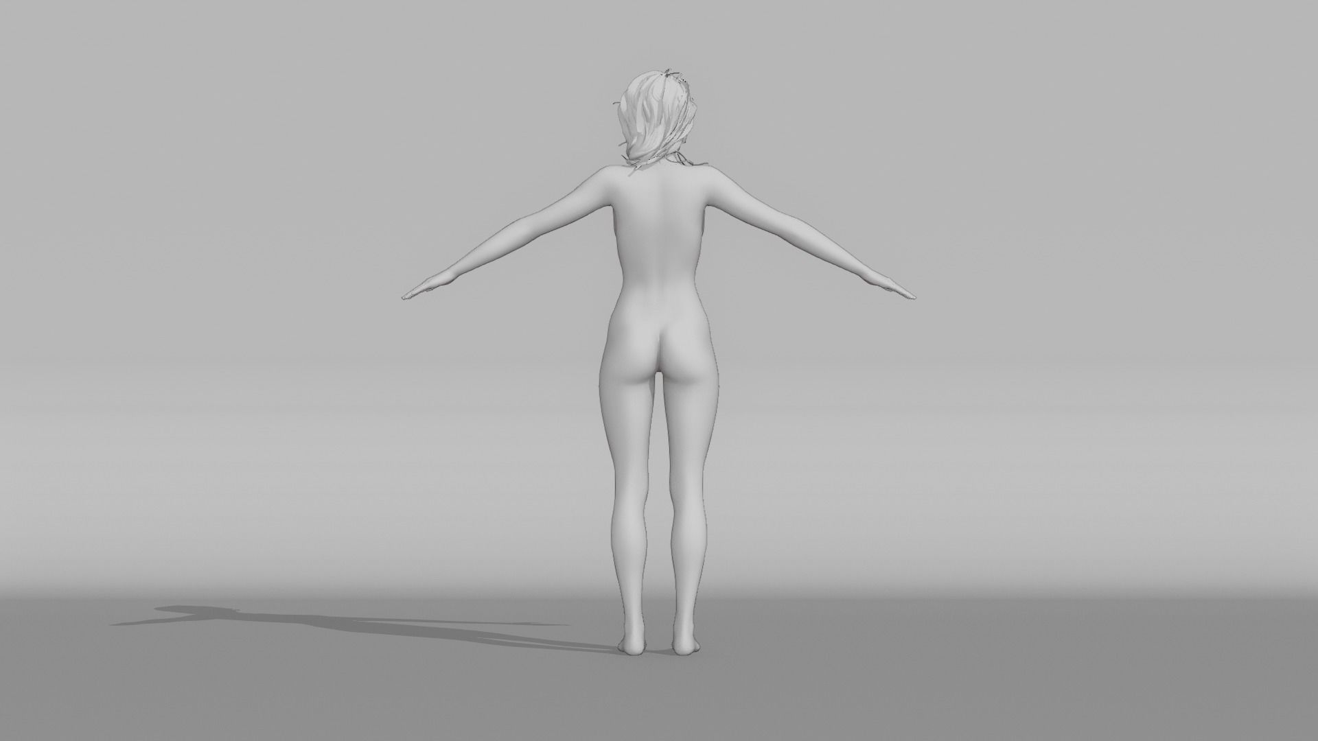Realistic Female - Lynette 3D model_8