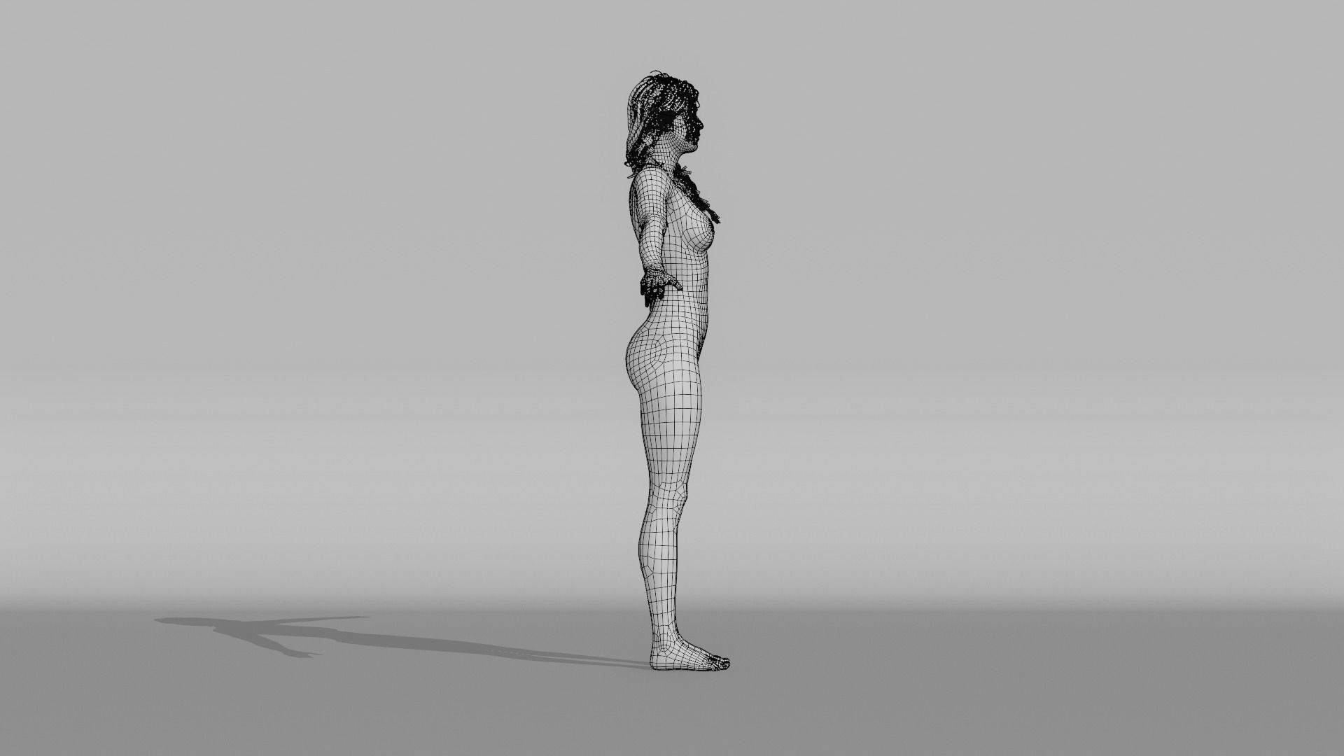 Realistic Female - Lynette 3D model_17