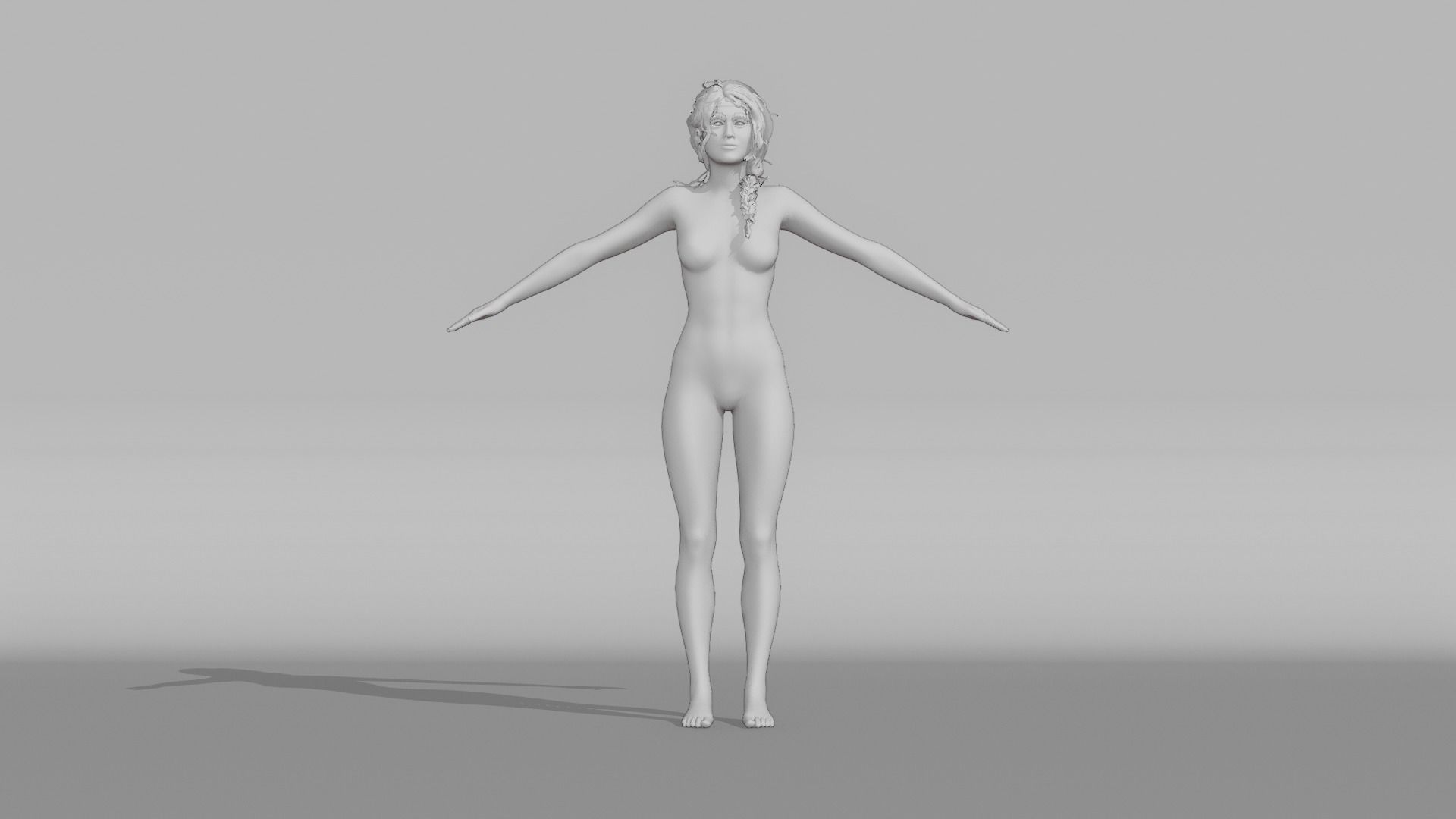 Realistic Female - Lynette 3D model_6