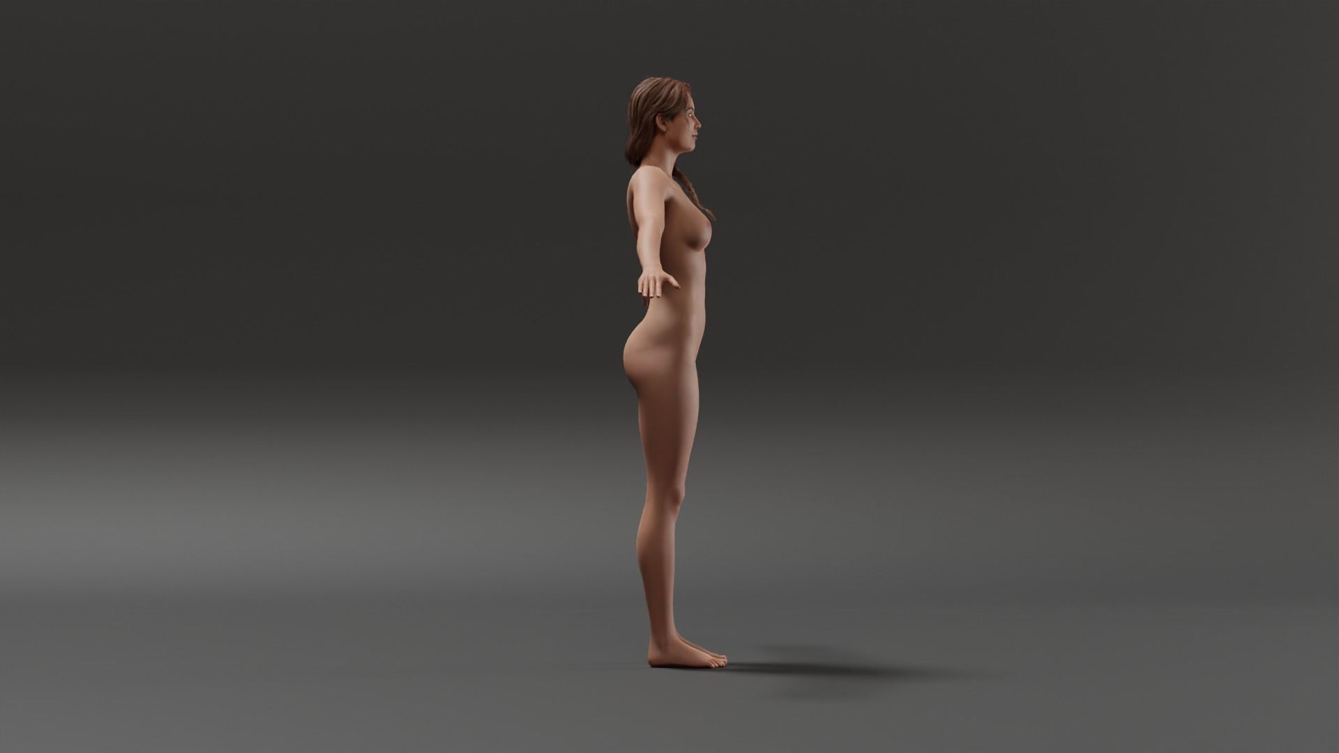 Realistic Female - Lynette 3D model_2