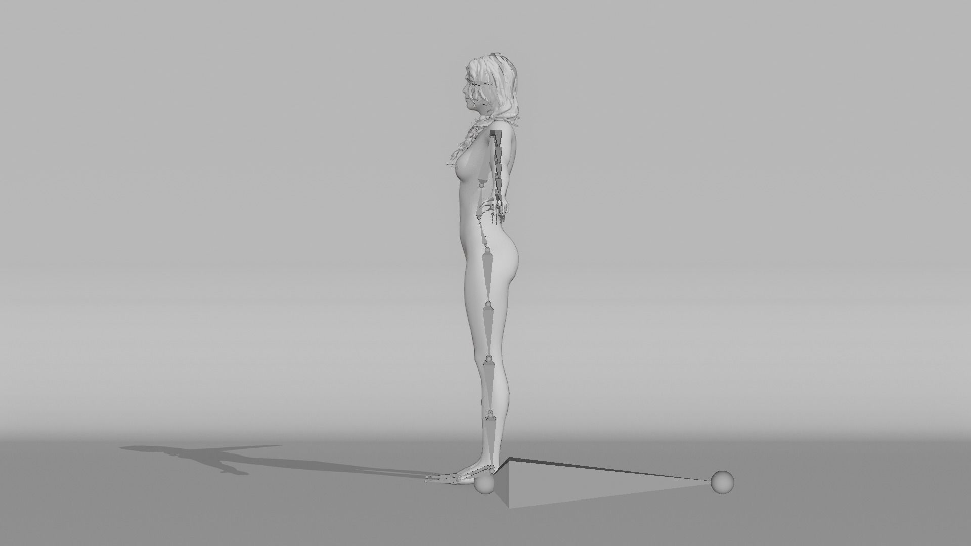 Realistic Female - Lynette 3D model_14