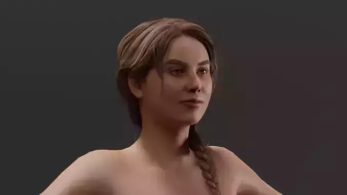 Realistic Female - Lynette 3D model