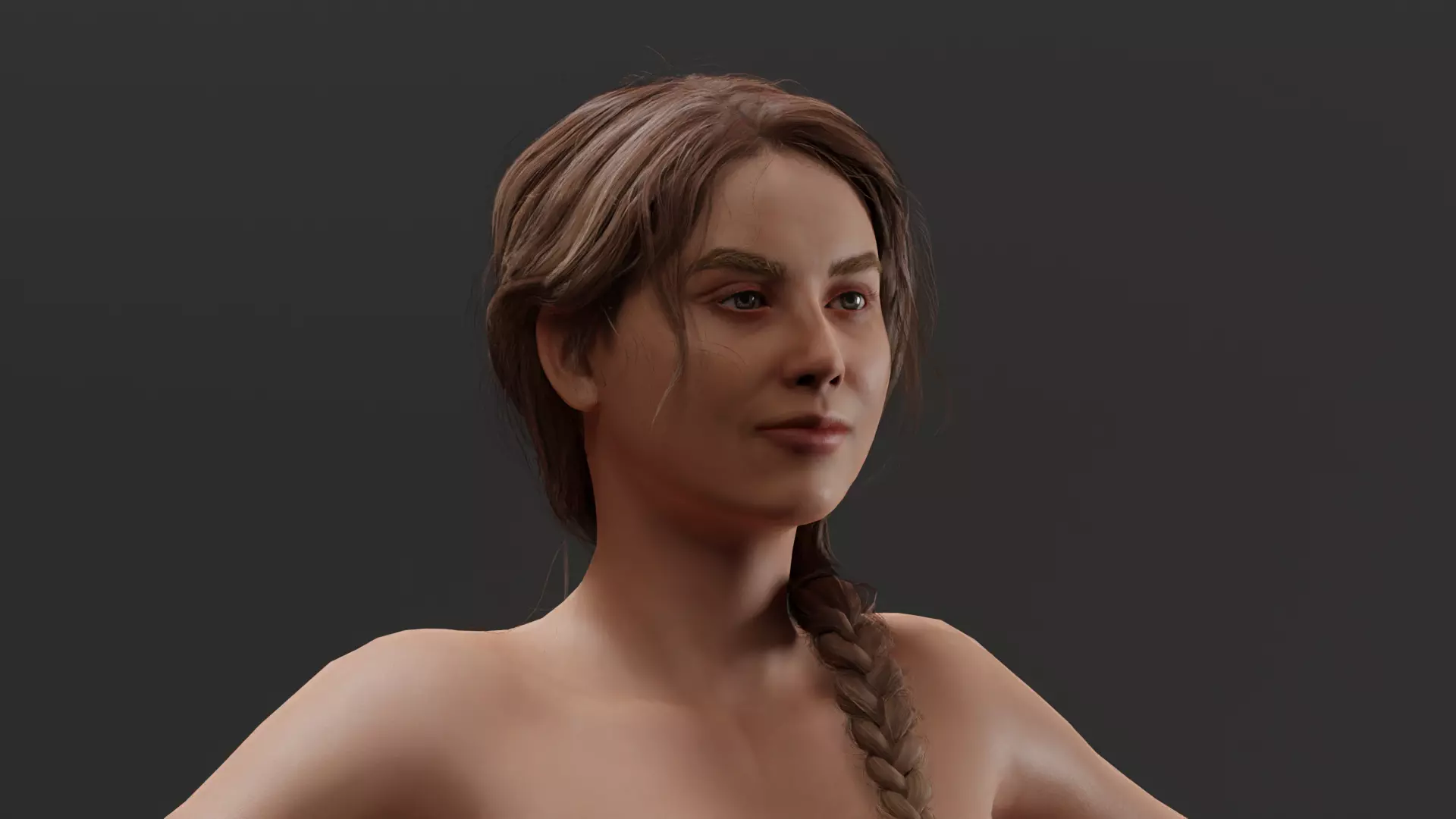Realistic Female - Lynette 3D model_0