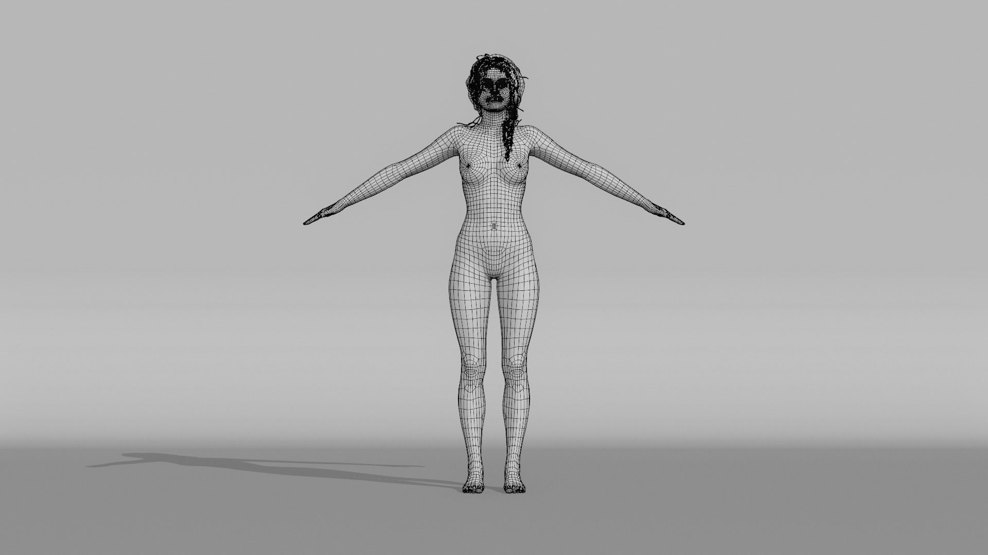 Realistic Female - Lynette 3D model_16