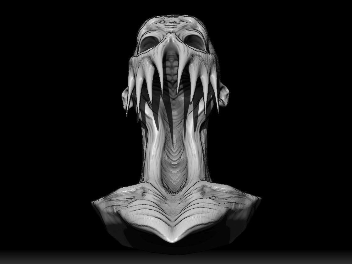 Quick Alien Concept 3D model | CGTrader