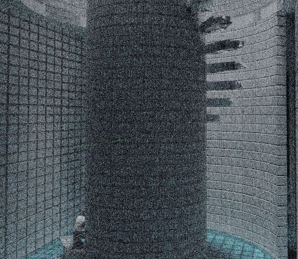 Hi-res scene in Backrooms style 3D model_5