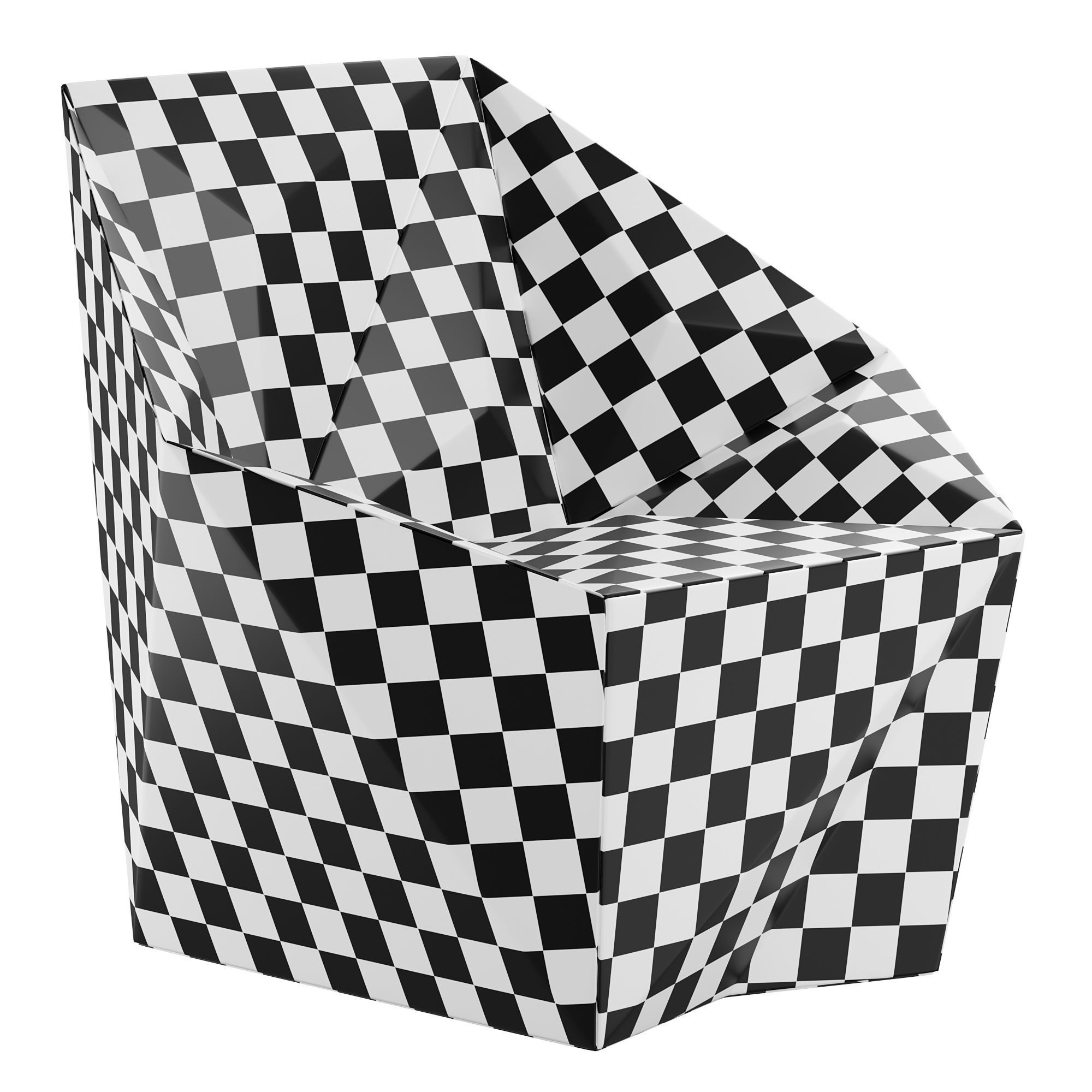 Gemma armchair by Moroso 3D model_4