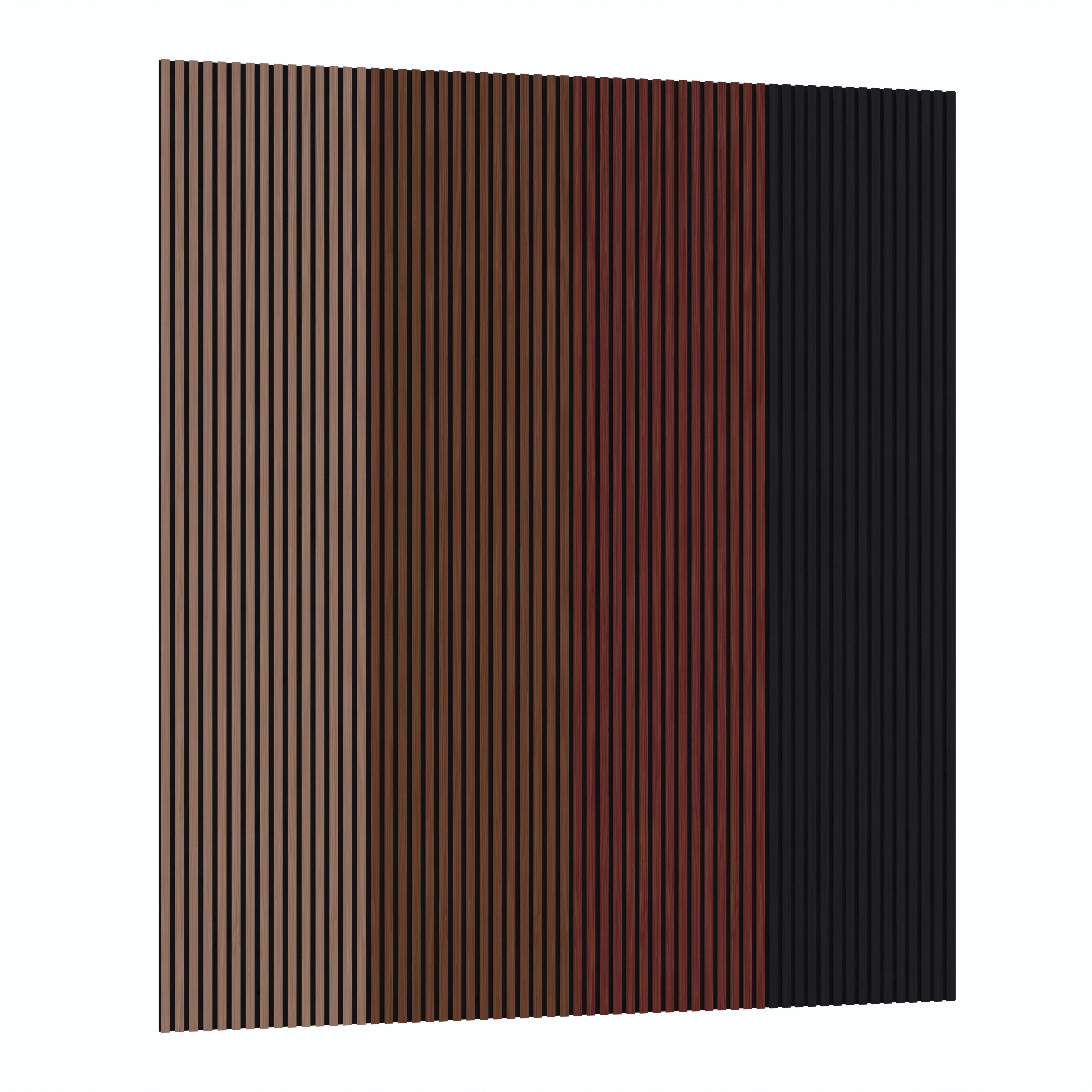 Decorative wooden slat wall panels 3D model | CGTrader