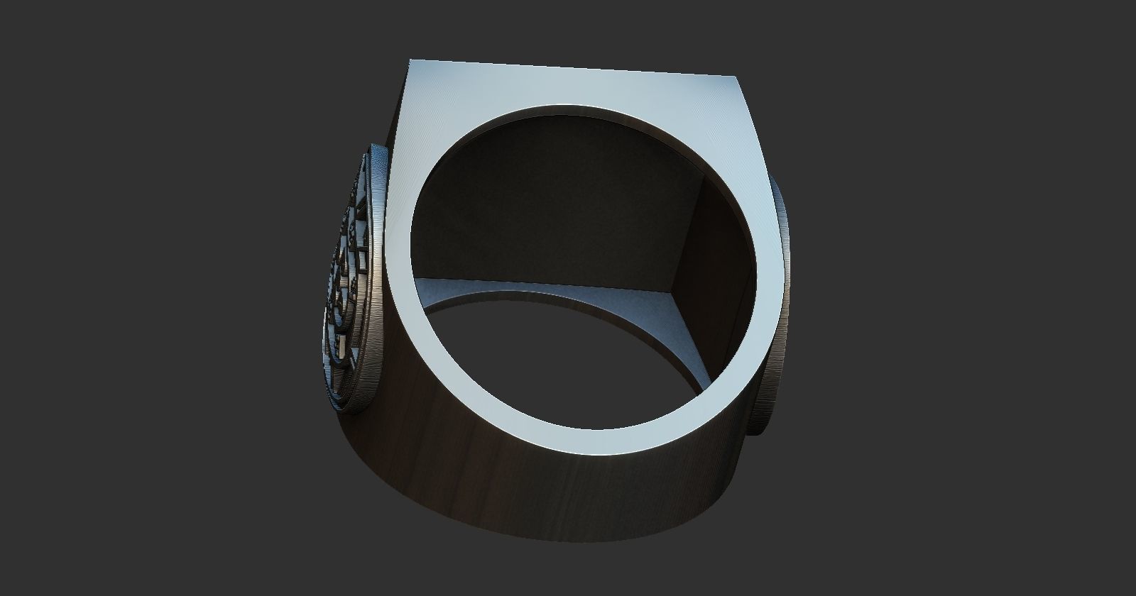 Portuguesa Soccer Ring 3D print model_4