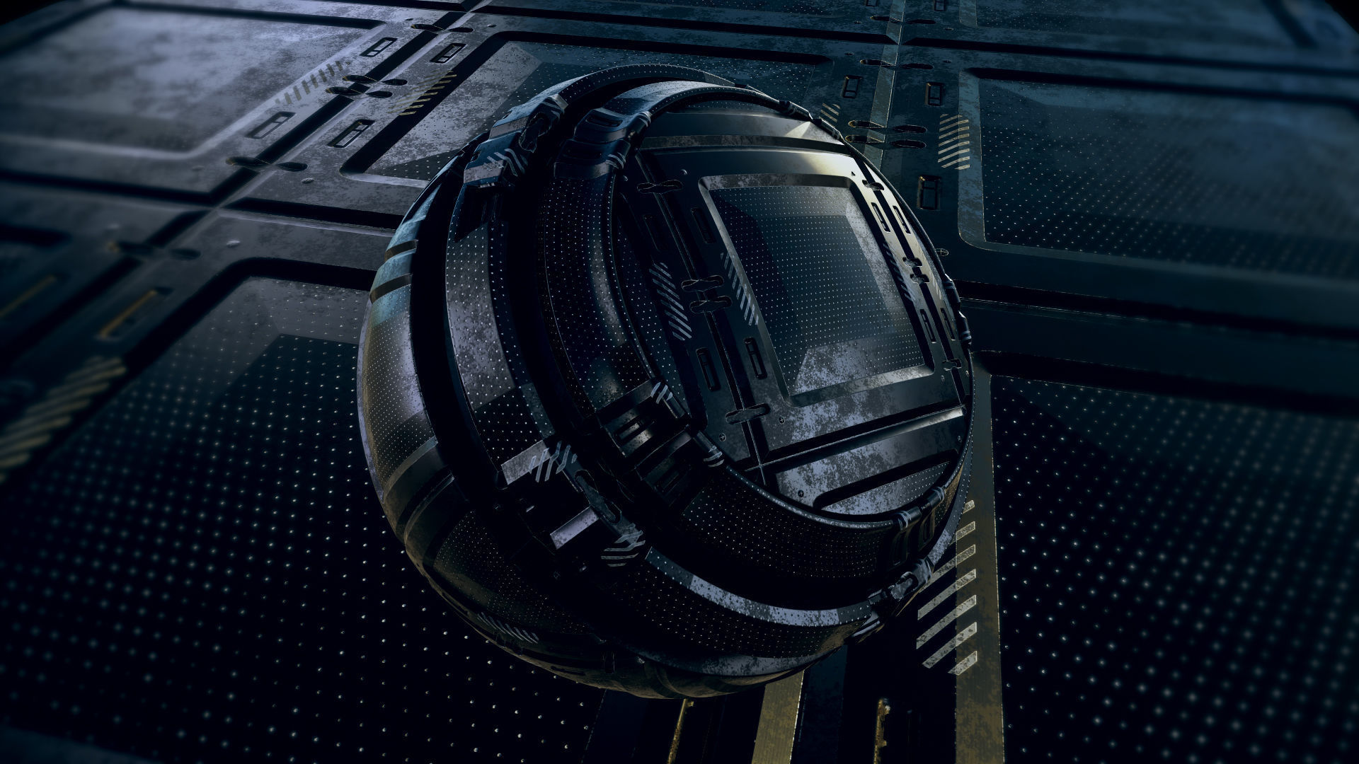 13 Sci-Fi PBR materials Texture_4