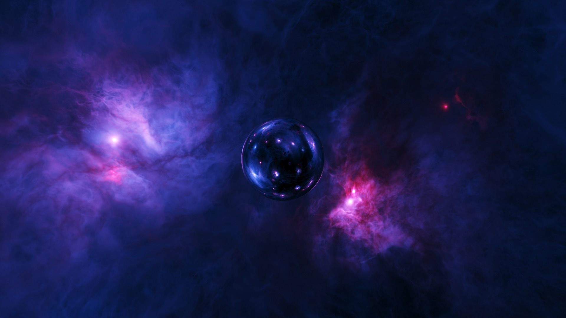 Space beauty HDRI Sci-fi 3D Model pack Low-poly 3D model_3