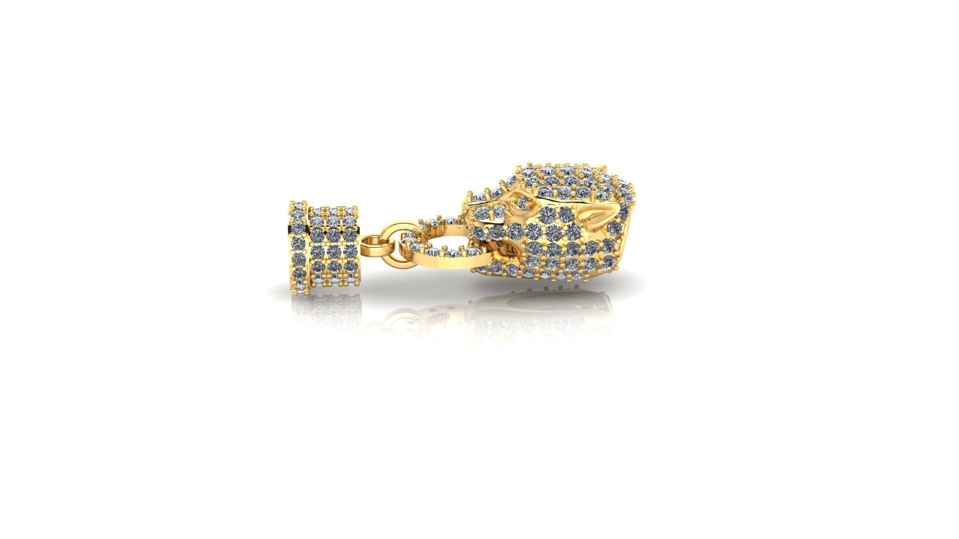 Tiger Bracelet 3D print model_3