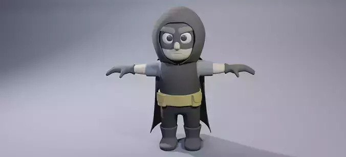 Stylized Low Poly Character