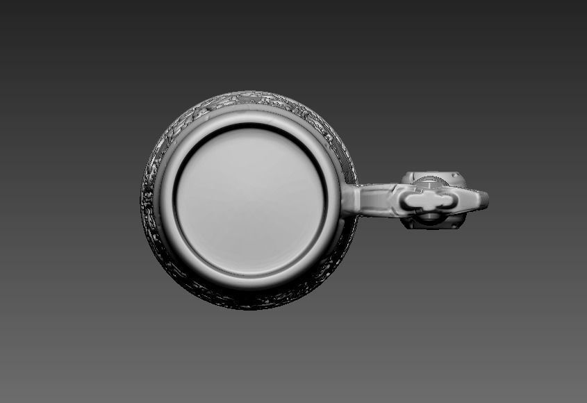 The Witcher 3 beer mug 3D print model_4