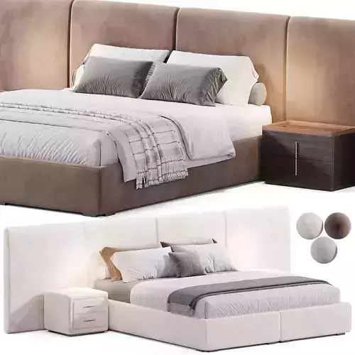Seneca Bed by Sicis 3D model