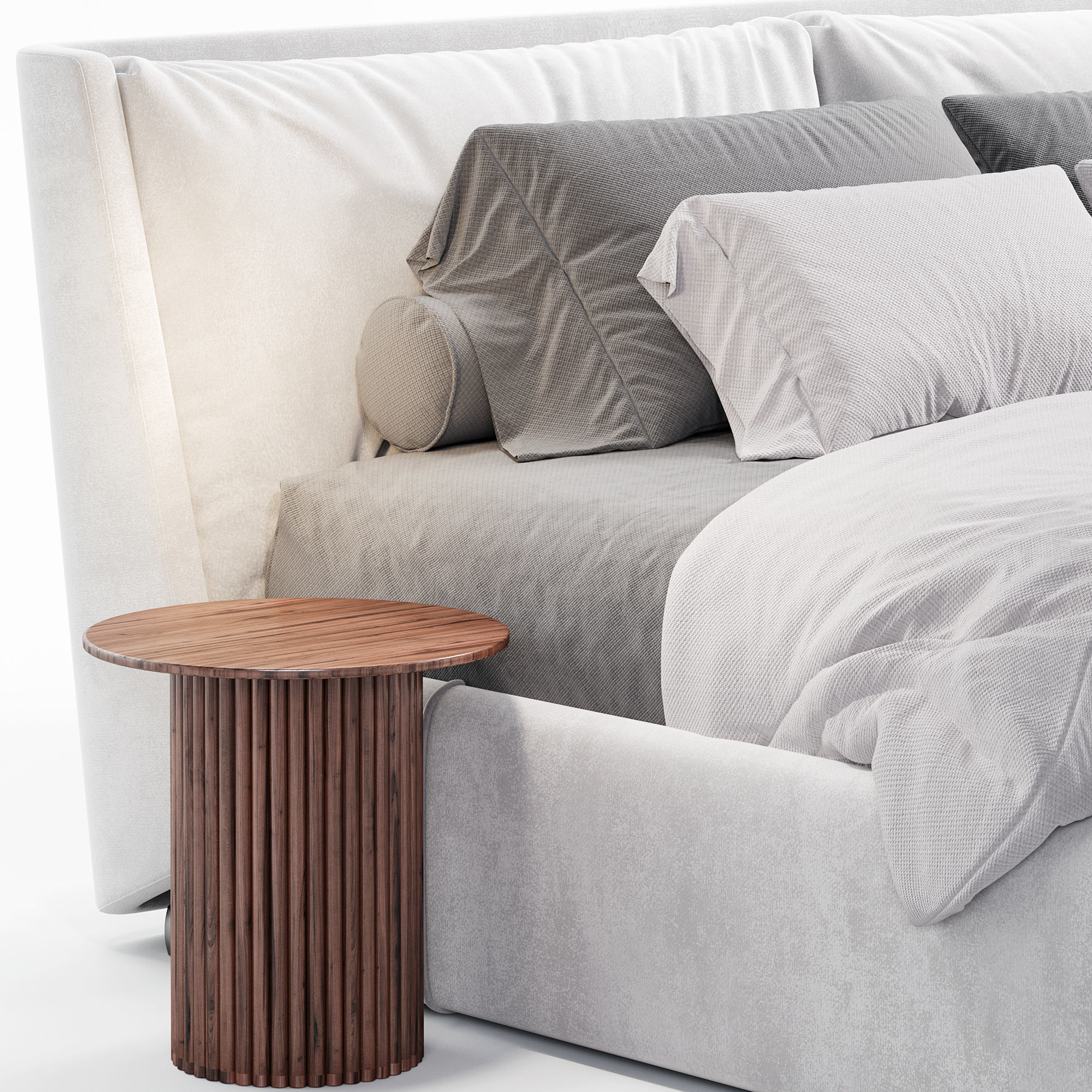 Natuzzi Fenice Bed 3D model CGTrader