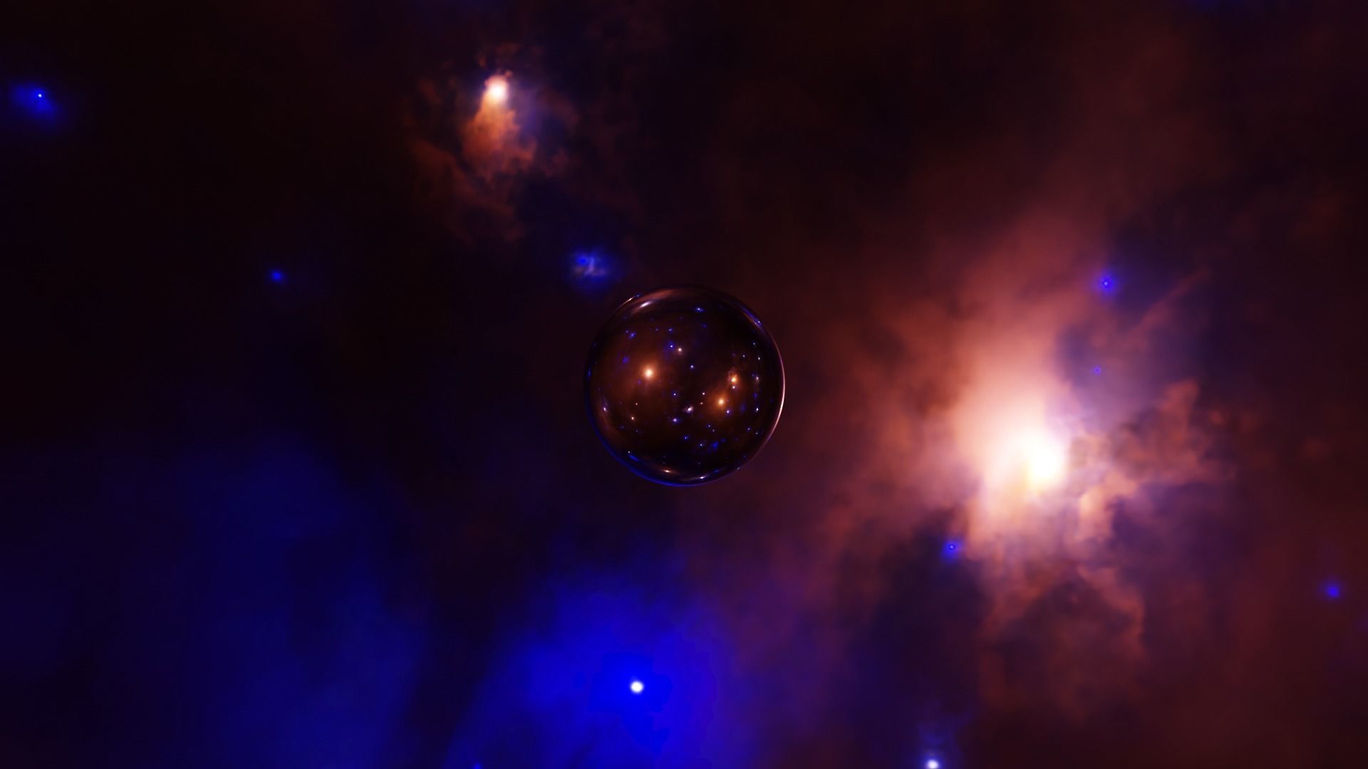 16 Space realistic HDRI Sci-fi 3D Model pack Low-poly 3D model_17