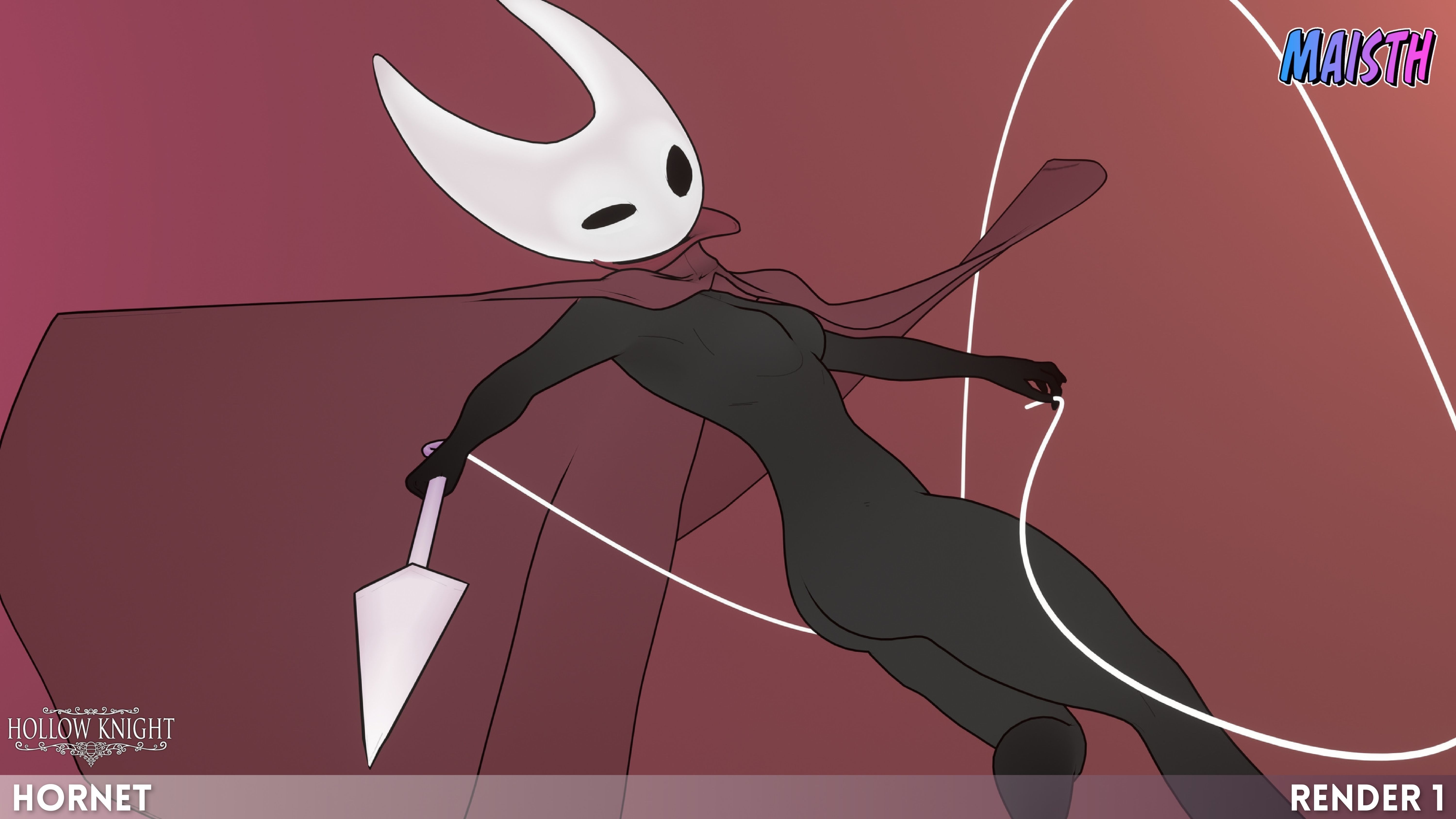 Hornet - Hollow Knight - 3D Model - Rigged 3D model_3