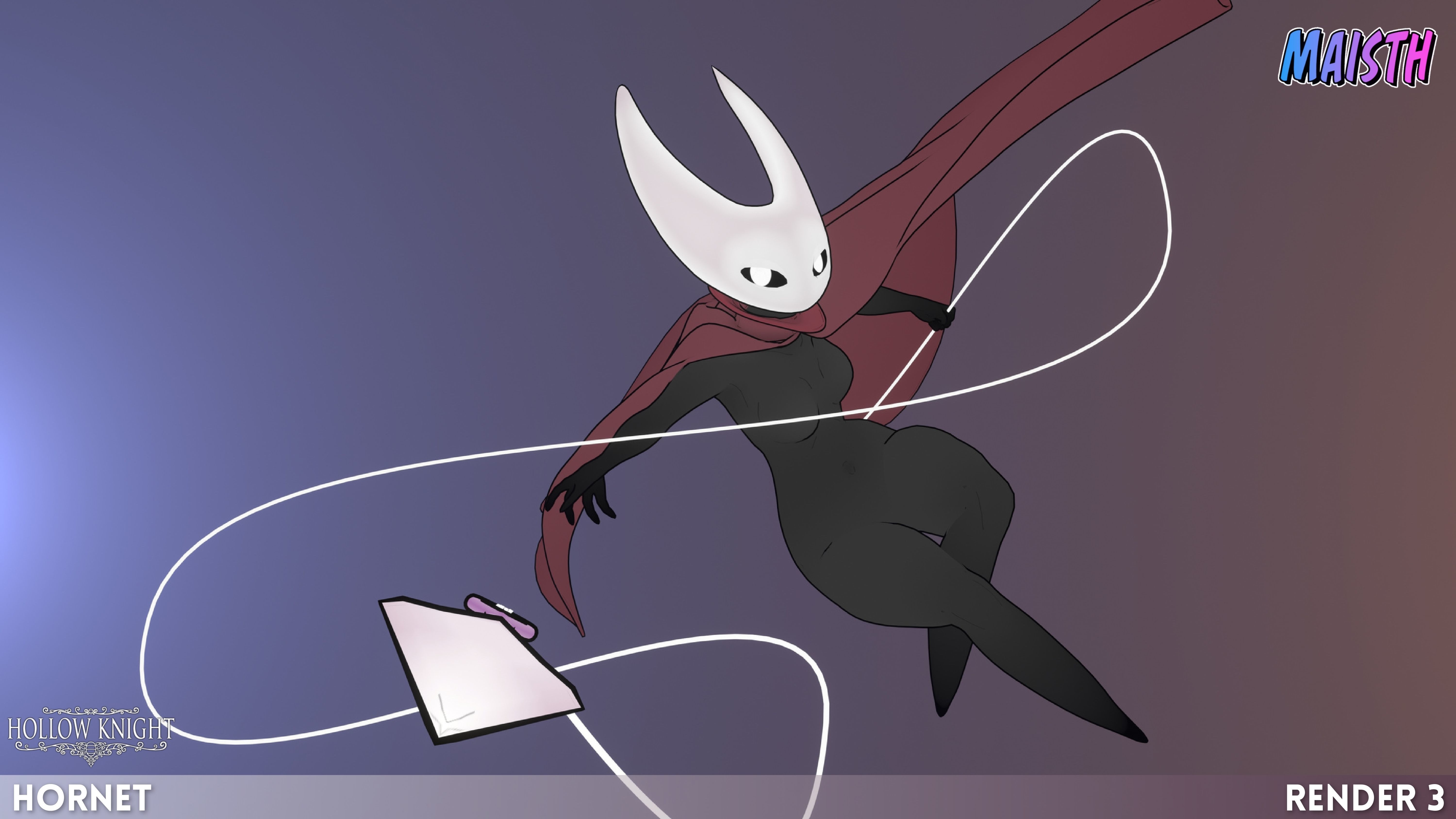 Hornet - Hollow Knight - 3D Model - Rigged 3D model_5