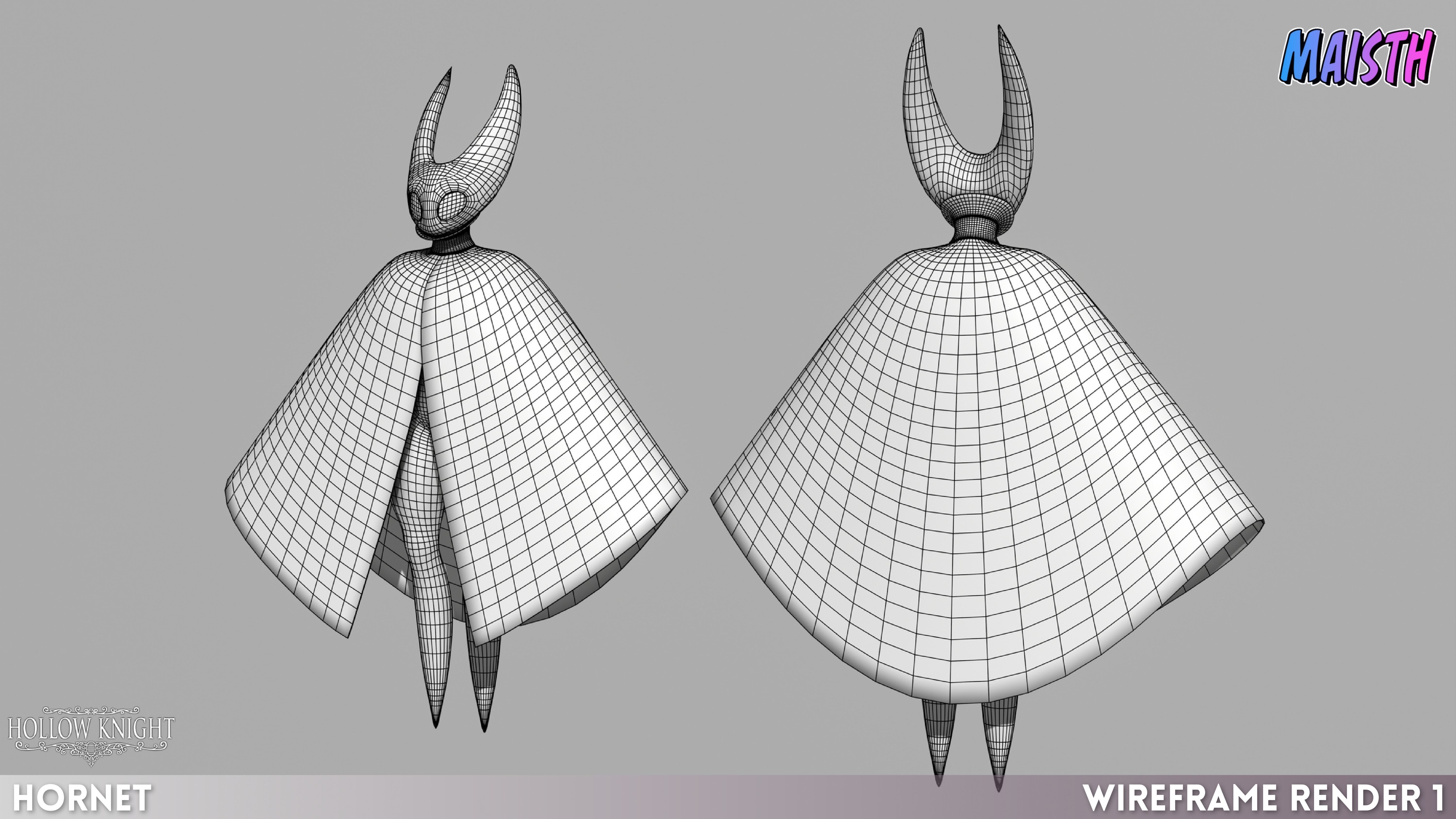 Hornet - Hollow Knight - 3D Model - Rigged 3D model_12