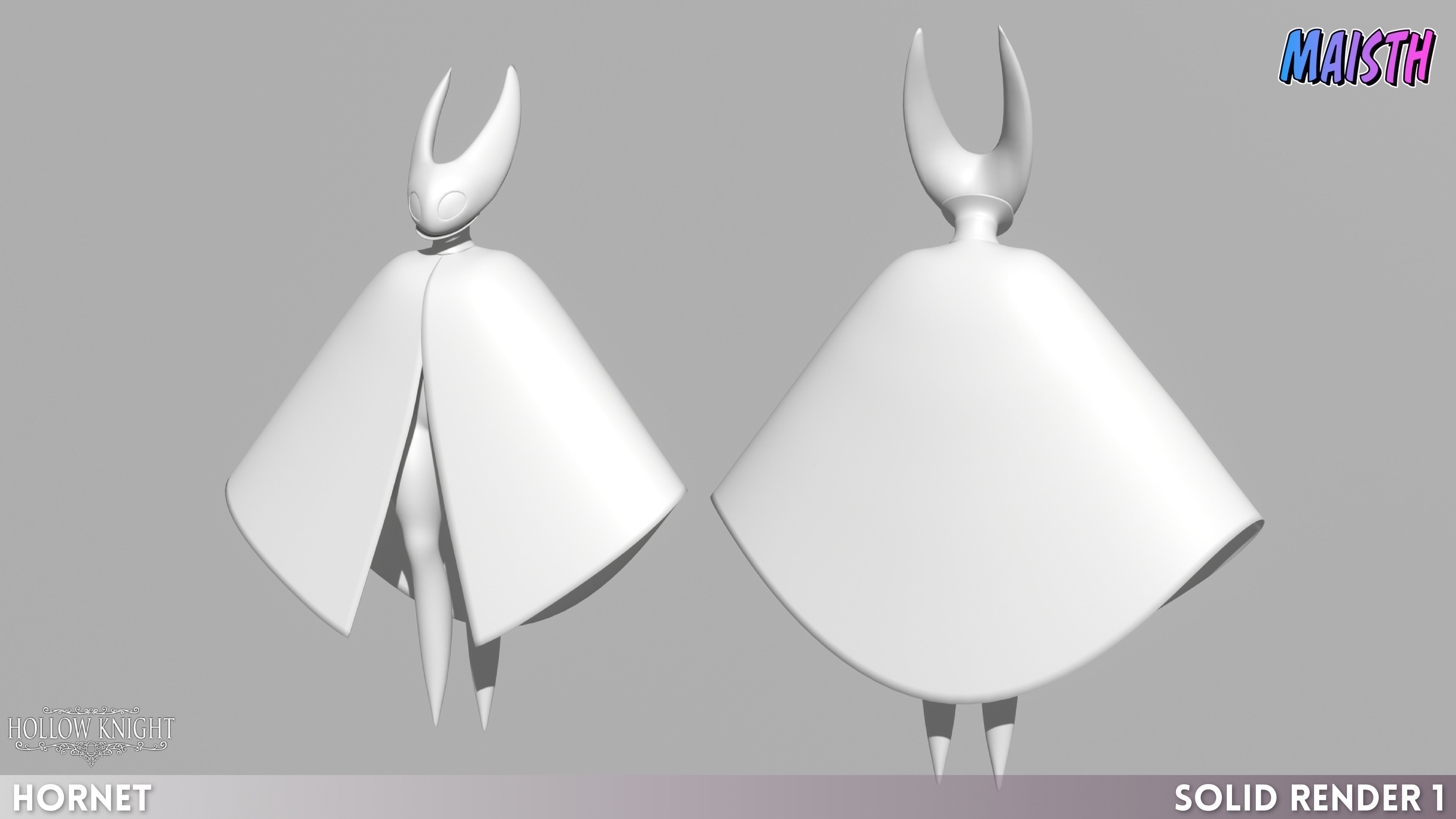 Hornet - Hollow Knight - 3D Model - Rigged 3D model_10