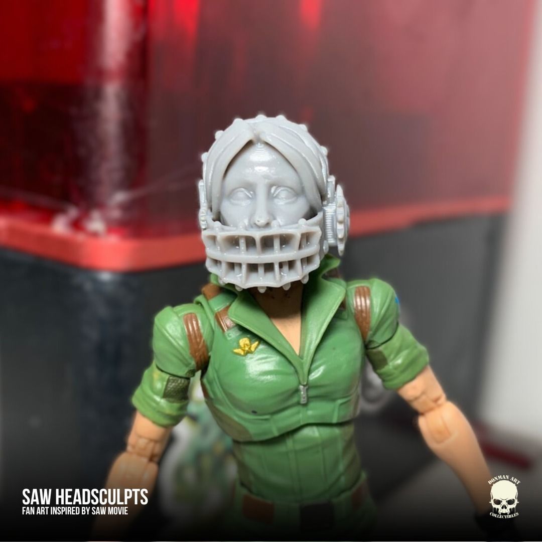 Saw Fan Art Heads 3D printable File 3D print model_20