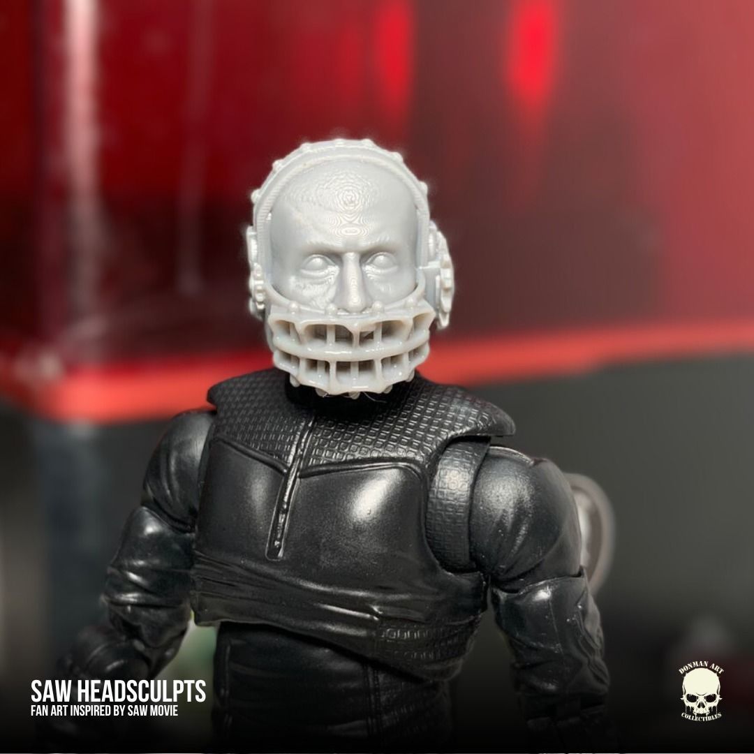Saw Fan Art Heads 3D printable File 3D print model_7