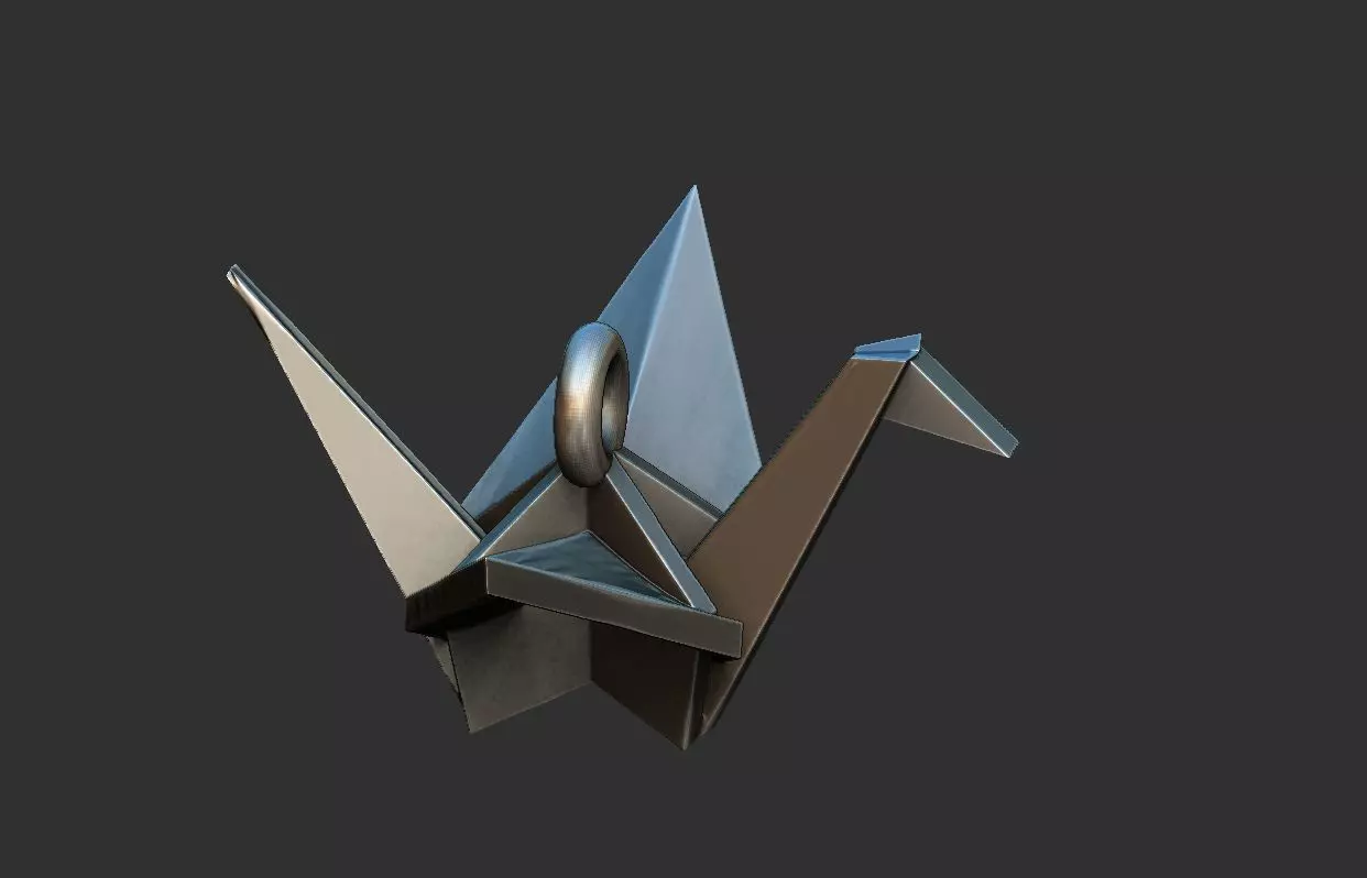 Tsuru Origami 3D print model