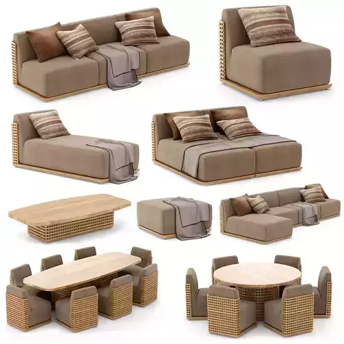 RH Outdoor Trelica collection