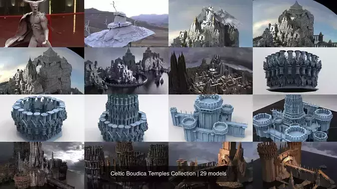 Celtic Boudica Temples Collection 