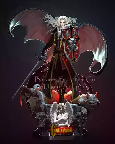 ALUCARD CASTLEVANIA BY CREATIVE GEEK MB 3D print model