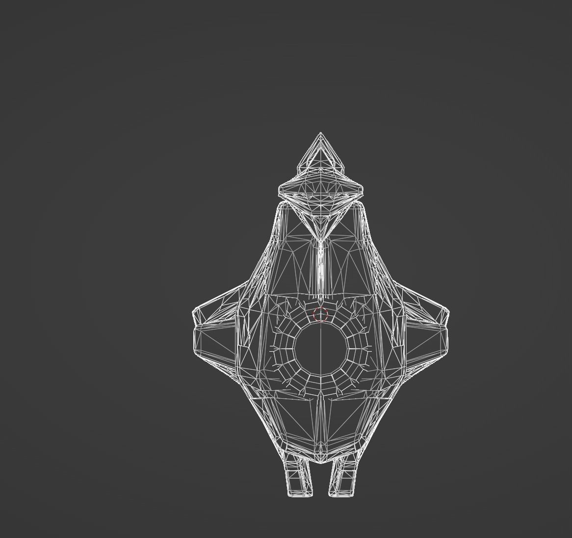 Star Ship Low-poly 3D model_7