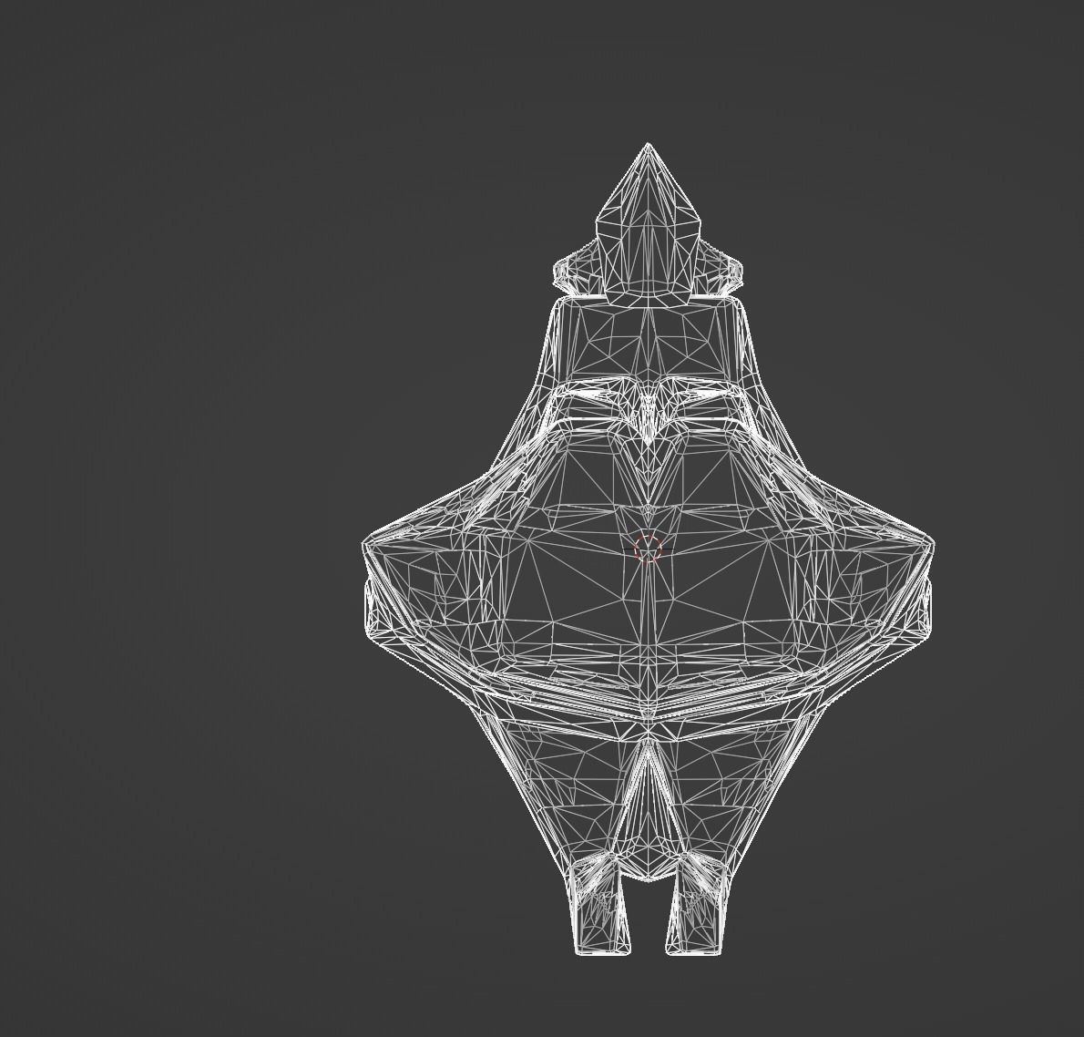 Star Ship Low-poly 3D model_8