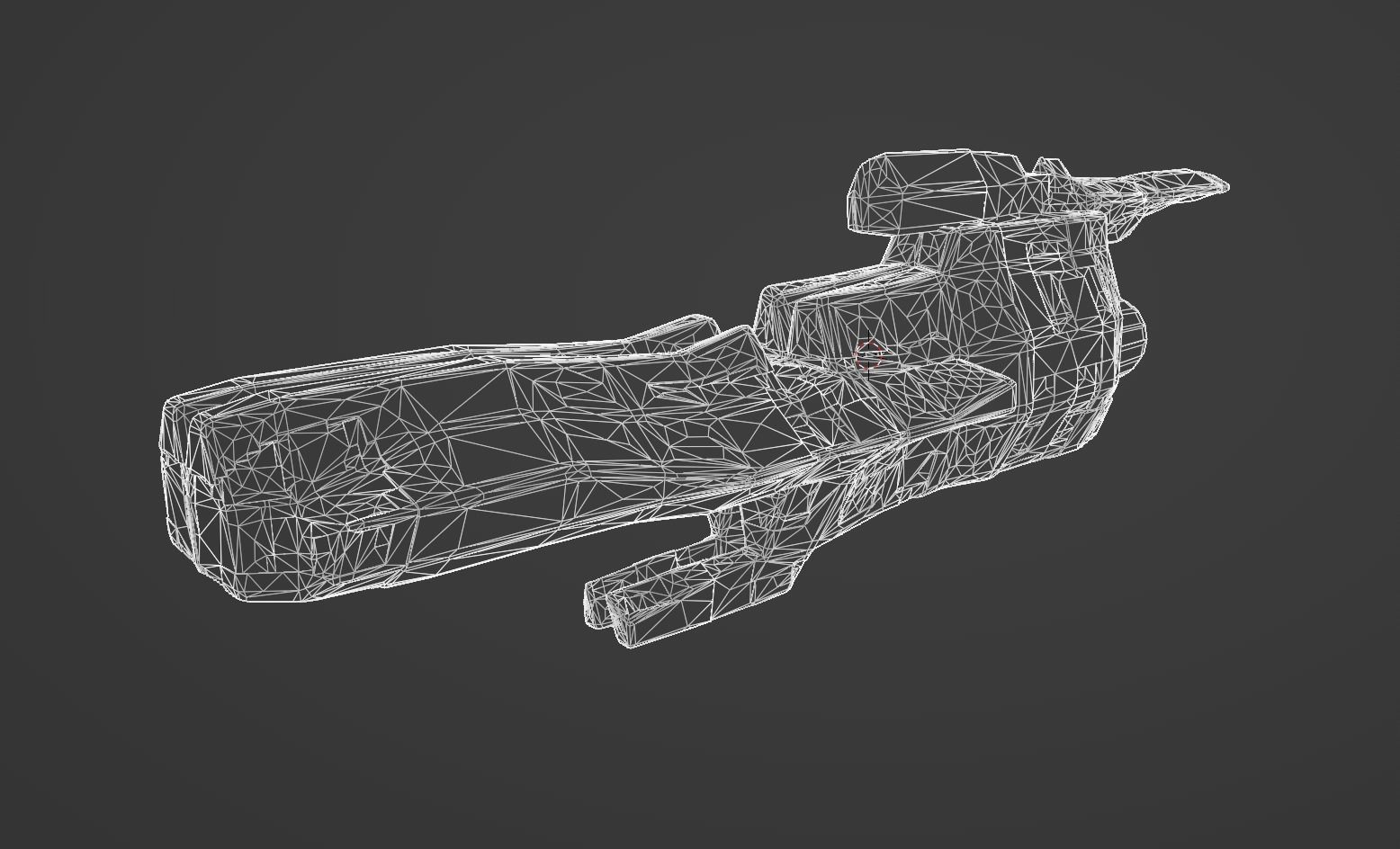 Star Ship Low-poly 3D model_11