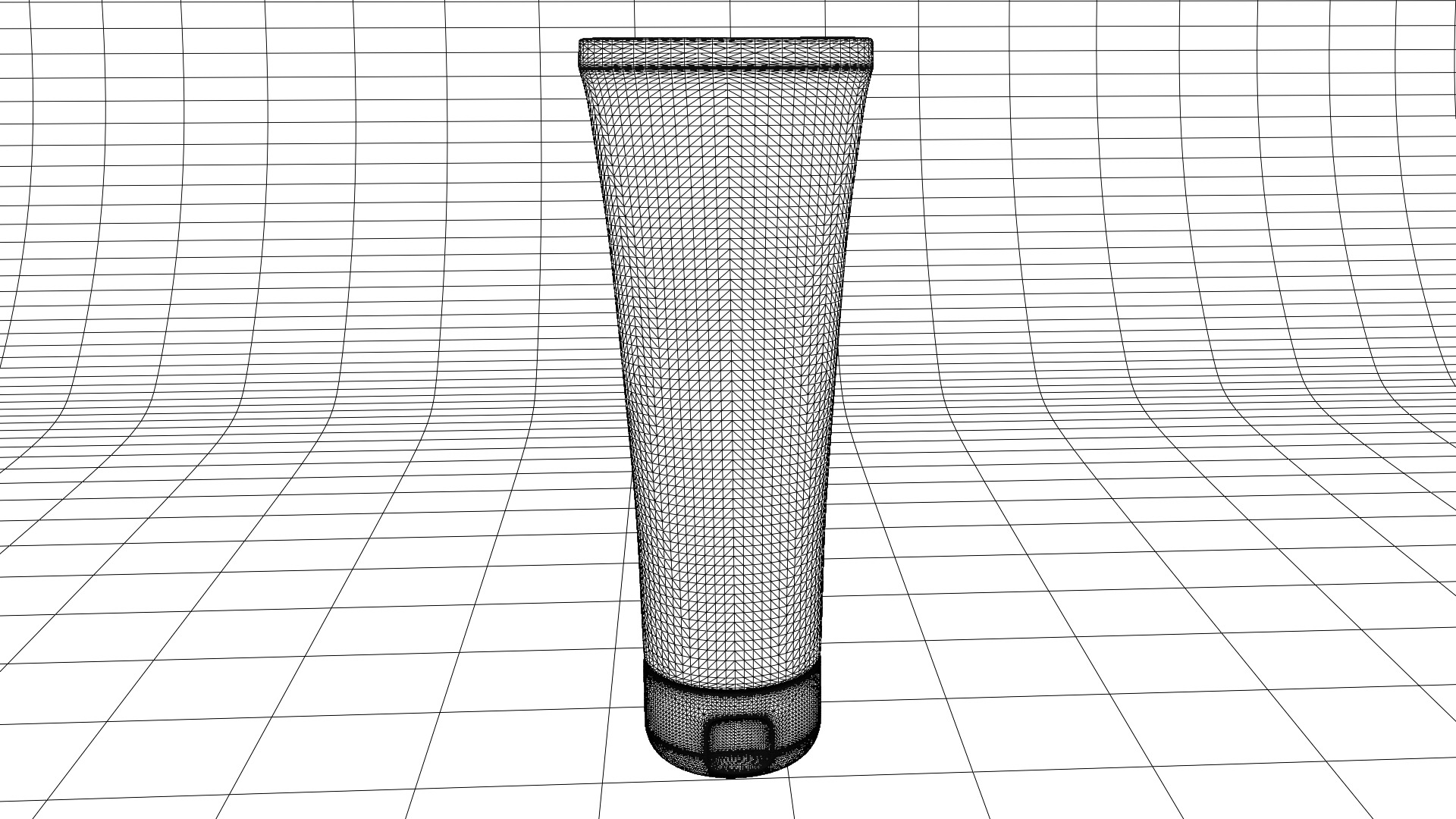 Cosmetics Tube 3D model_2