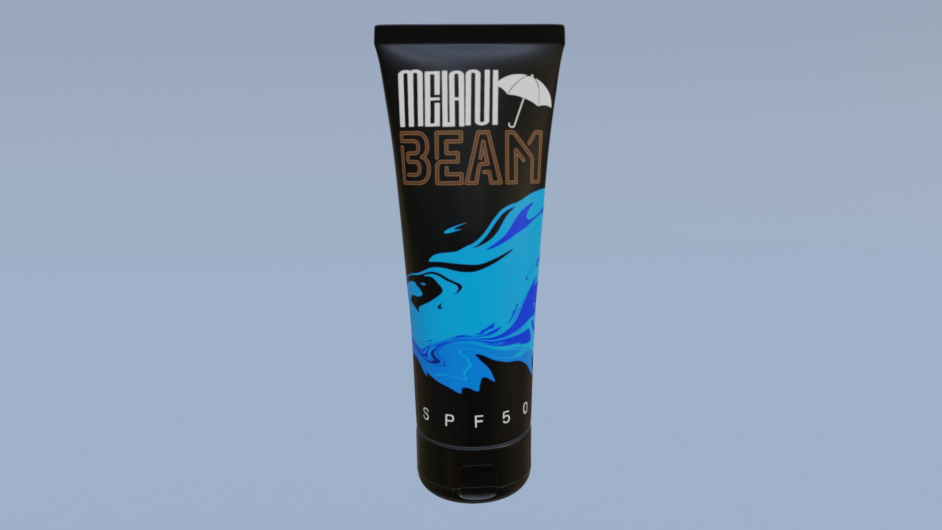 Cosmetics Tube 3D model_4