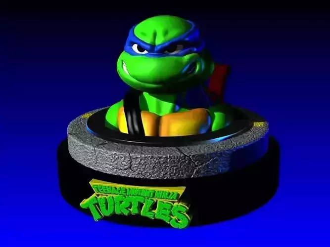LEO TURTLES MUTANT NINJA MAYHEM CAOS BUST