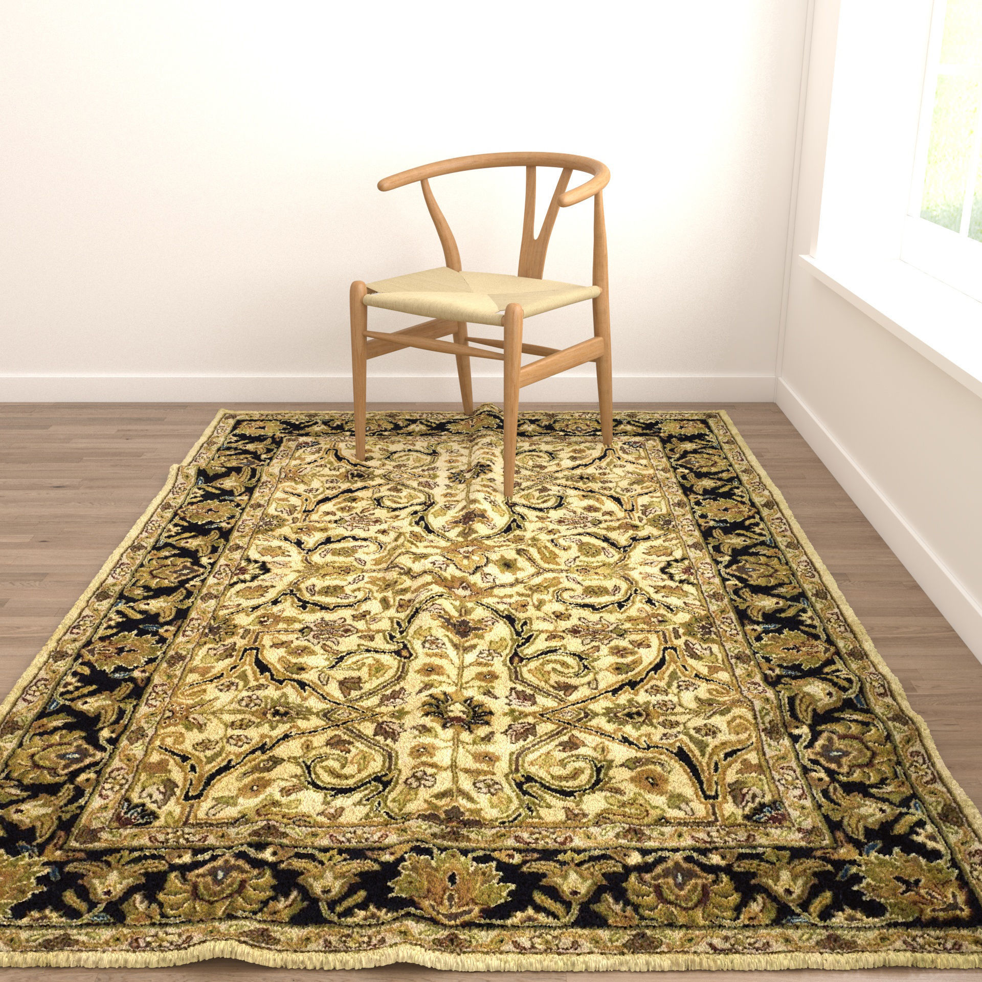 Rugs No 907 Low-poly 3D model_3