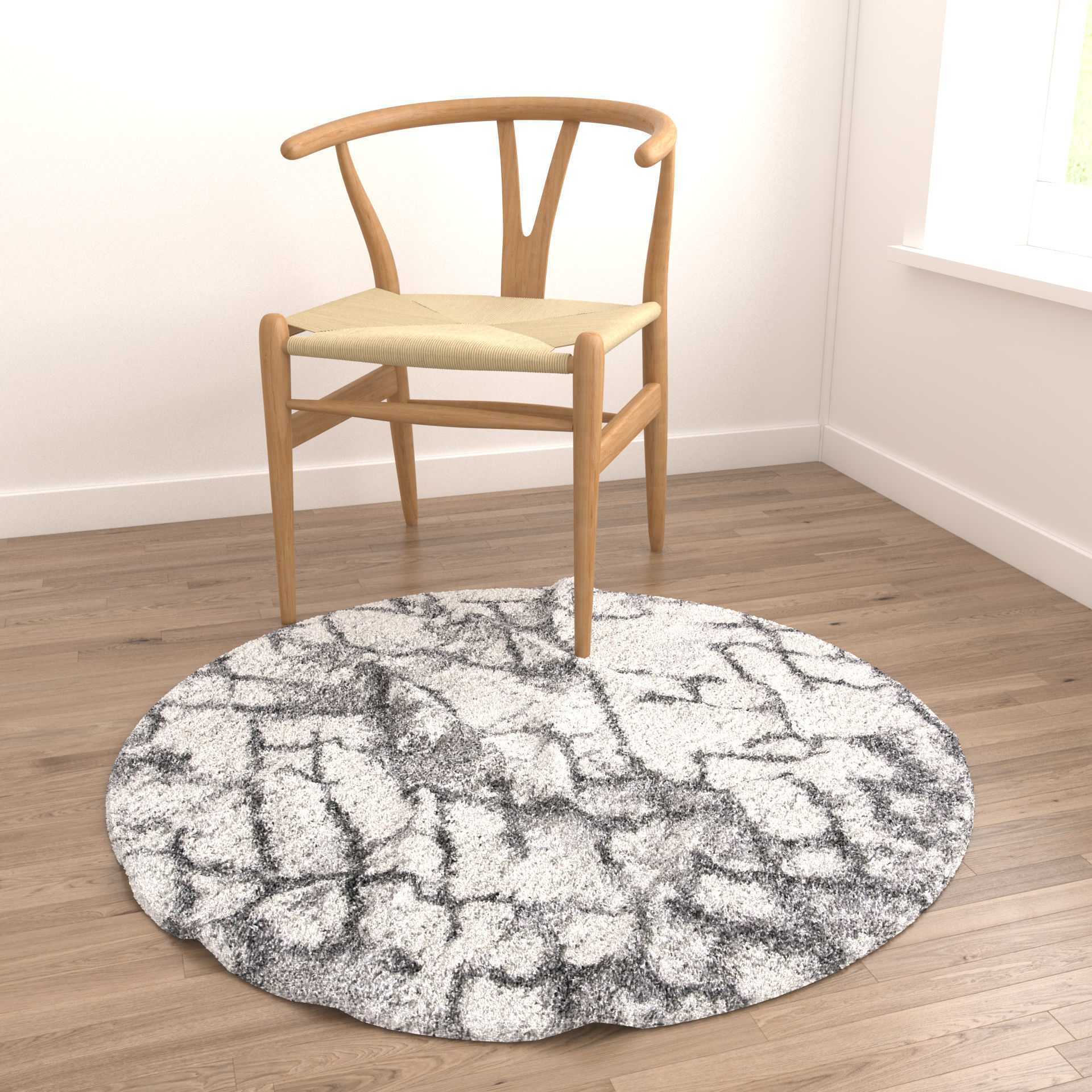 Rugs No 913 Low-poly 3D model_4