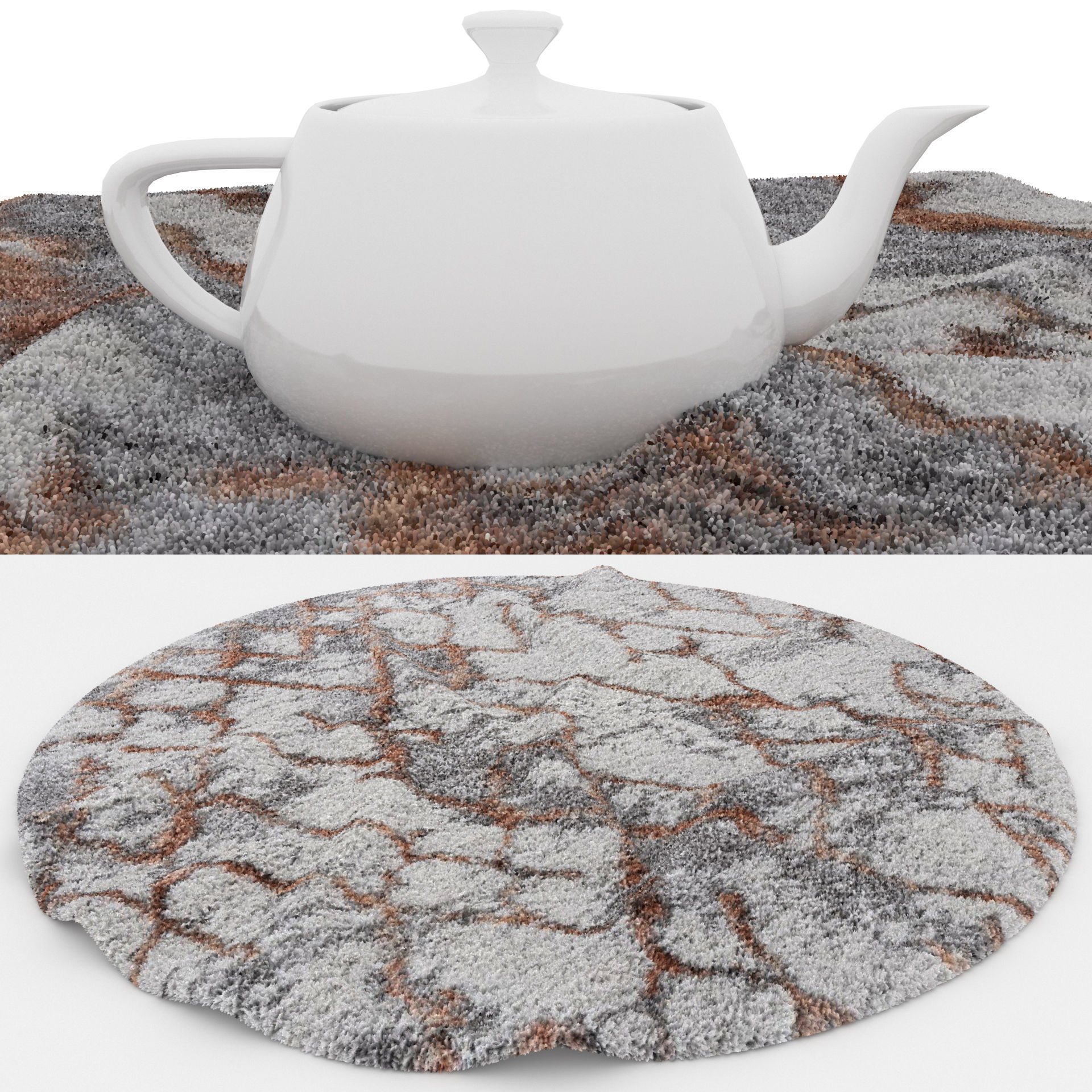 Rugs No 913 Low-poly 3D model_1