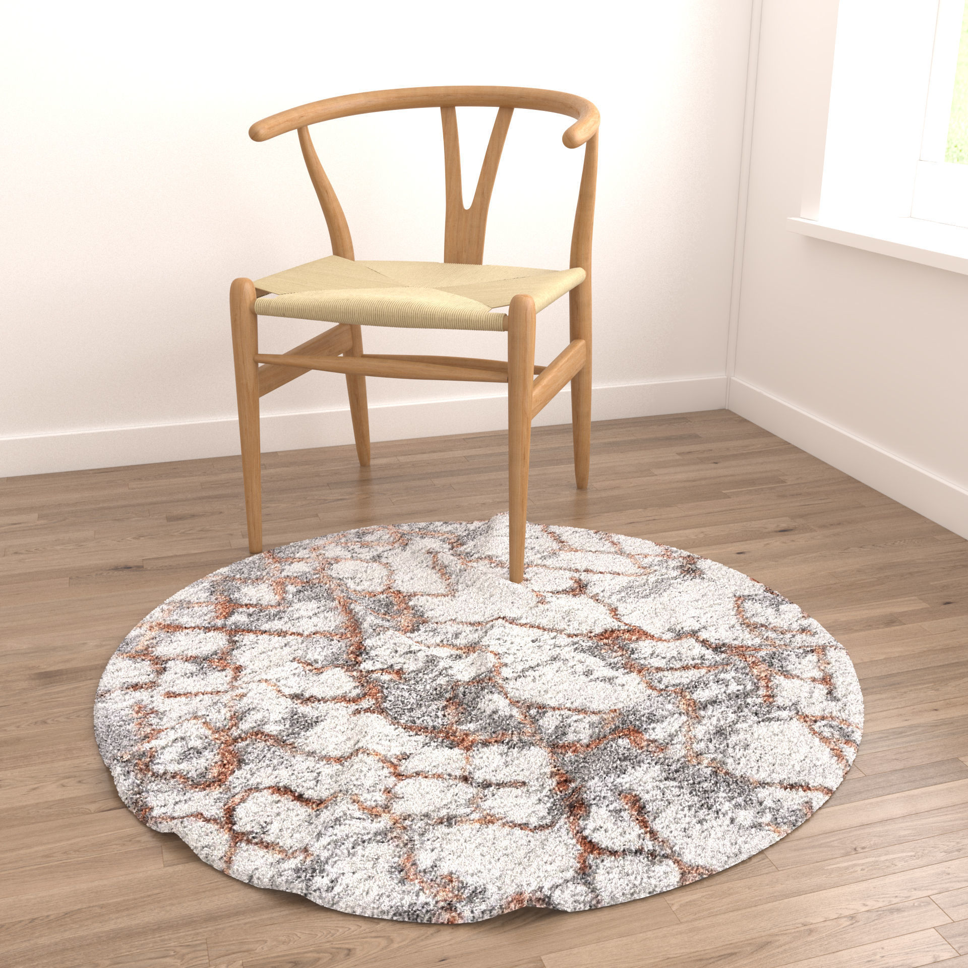Rugs No 913 Low-poly 3D model_3